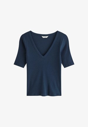 Lindex, T-shirt basic - dark blue