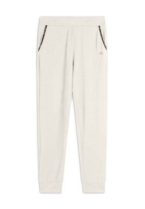 Pantalones deportivos - allover leopard  beige