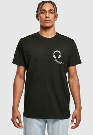 MELODIC TEE - Camiseta estampada - black