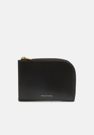COMPACT ZIP WALLET - Maks - black/flamma