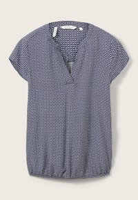 TOM TAILOR Bluse - navy geometrical design