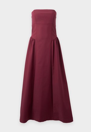 Abercrombie & Fitch, STRAPLESS DIPPED WAIST - Ένδυση για ειδικές περιστάσεις - dark red