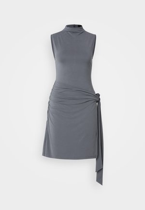 Good American, SANDWASHED WRAP DRESS - Robe en jersey - grey