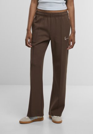 SIGNATURE SIDESTRIPE  - Pantalon de survêtement - dark brown off white