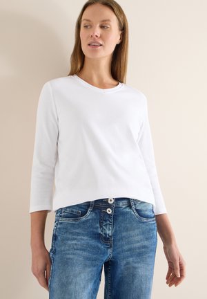 BASIC  - T-shirt à manches longues - weiß