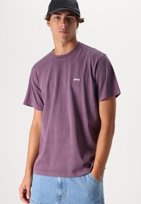Obey Clothing LOWERCASE TEE UNISEX - Základné tričko - pigment plum perfect