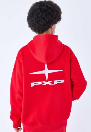 Kapuzenpullover - rouge