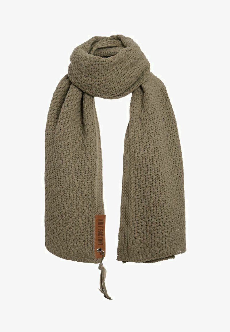 Knit Factory LUNA - Sjaal - olive