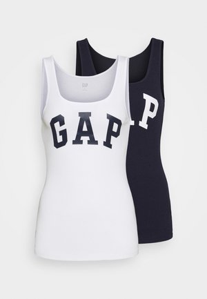 TANK LOGO 2 PACK - Top - navy uniform