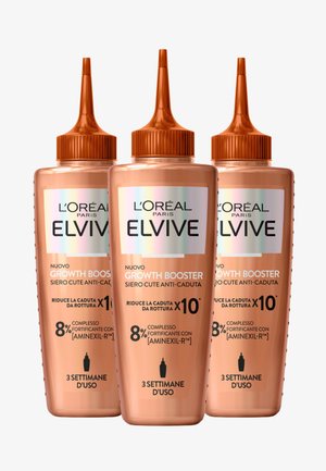 L'Oréal Paris SIERO CUTE ANTI-CADUTA SENZA RISCIACQUO CON COMPLESSO CON PER TENDENTI A CADUTA E A ROTTURA - 3 PACK - Balsamo - trasparente