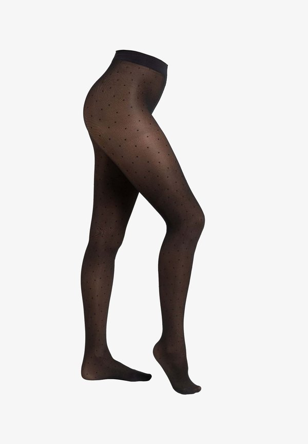 THERMO DOTS WARM TRANSPARENT LOOK - Tights4