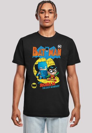 SUPER FRIENDS BATMAN THE BOY AND BATMAN - T-shirt imprimé - black