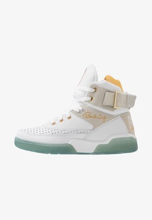 Patrick Ewing 33 HI X LAURENS - Zapatillas altas - white/pale gold