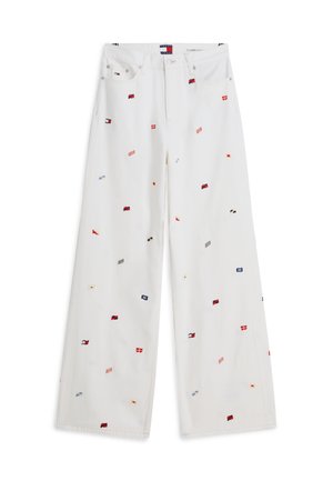 Tommy Jeans, CLAIRE WIDE - Wide Leg - denim white