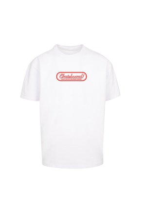 Merchcode, THE SKATEBOARD MAGAZIN  - Trükipildiga T-särk - white