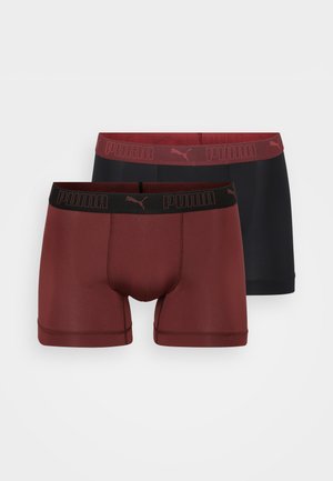 MEN SPORT 2 PACK - Boxer briefs - bordeaux/black