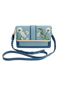 FABLE ENGLAND EMBROIDERED KINGFISHER - Axelremsväska - blue/blå ...