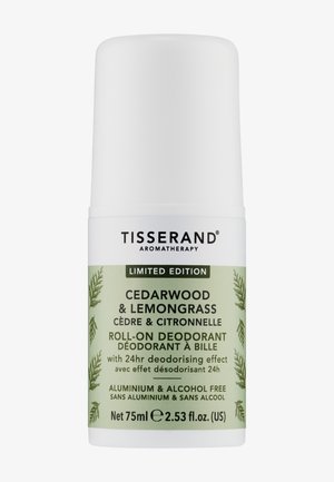 Tisserand Aromatherapy CEDARWOOD AND LEMONGRASS ROLL ONDEODORANT - Deodorantti