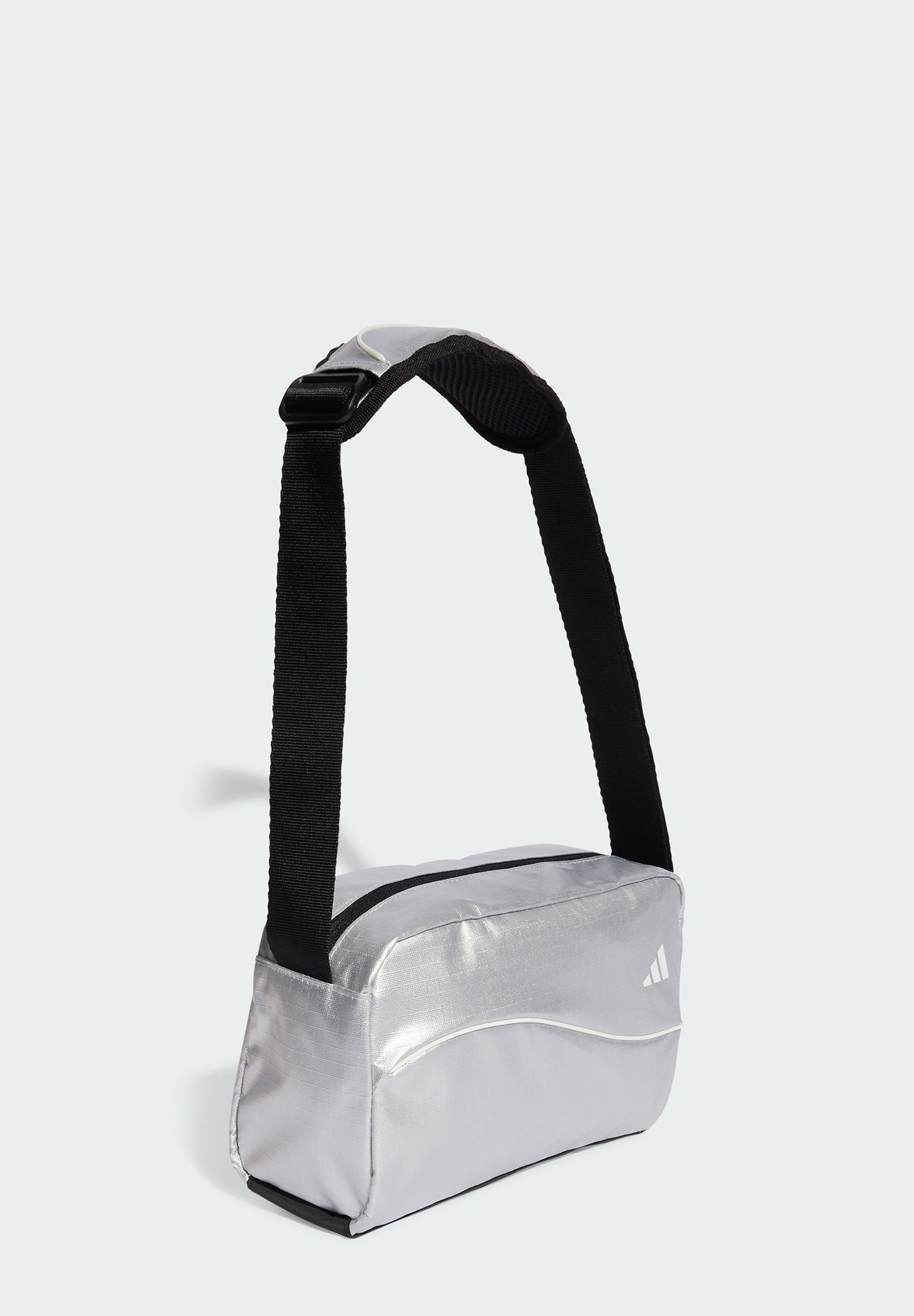 adidas Sportswear GLOW DUFFEL - Cross body bag - silver