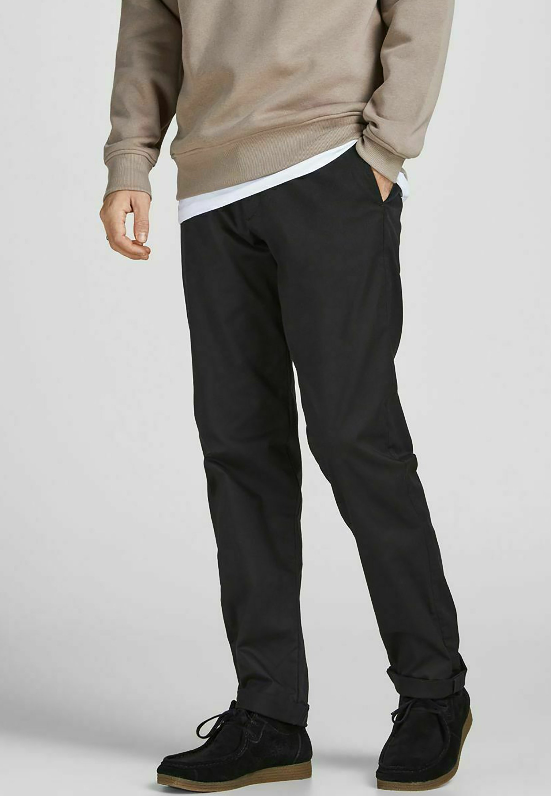 Jack \u0026 Jones Pantalones chinos - black/negro - Zalando.es