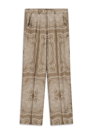 bugatti, PRINT - Trousers - taupe