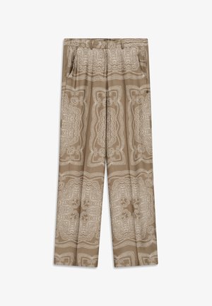 bugatti, PRINT - Trousers - taupe