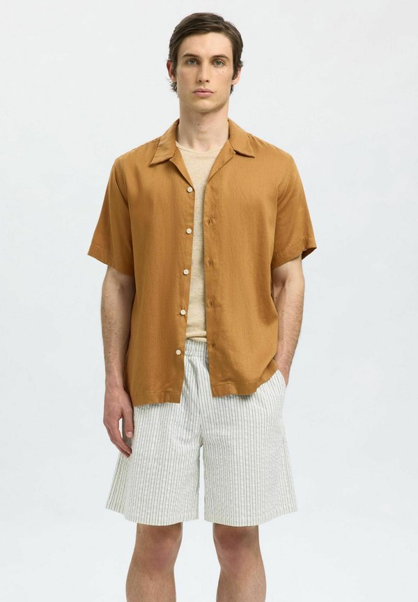 KURZARM - Hemd - chipmunk