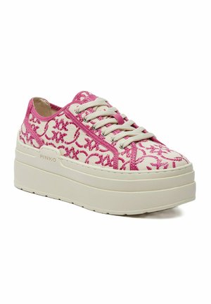 Pinko GRETA LOVE BIRDS MONOGRAM - Sneakers basse - pink