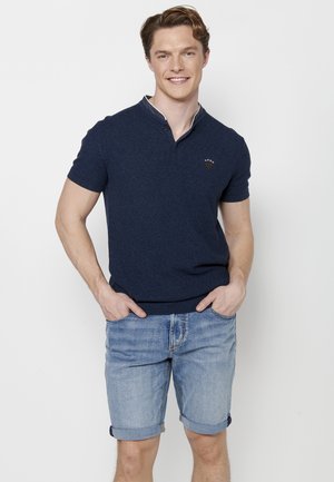 Koroshi SHORT SLEEVE - Basic póló - navy