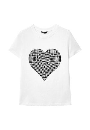 Calliope, T-SHIRT APPLICAZIONI - T-Shirt print - bianco ottico