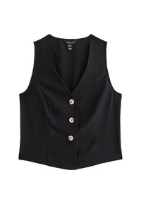 BUTTON FRONT  - Bodywarmer - black