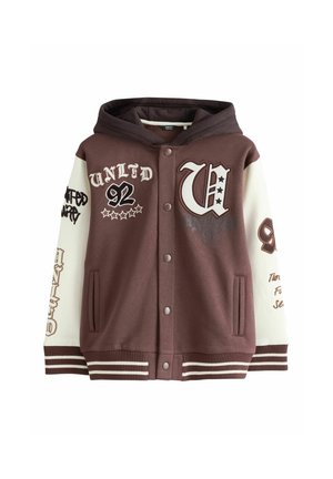 Next, REGULAR FIT - GRAPHIC BOMBER JACKET  . - Bombera - brown