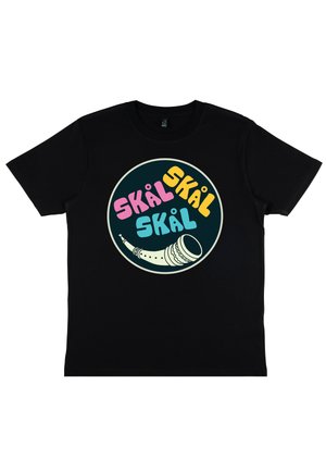 THOR: LOVE AND THUNDER SKAL BADGE - T-shirt imprimé - black
