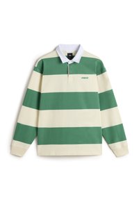 WARD STRIPE RUGBY SHIRT - Poloshirts - fairway lemon icing
