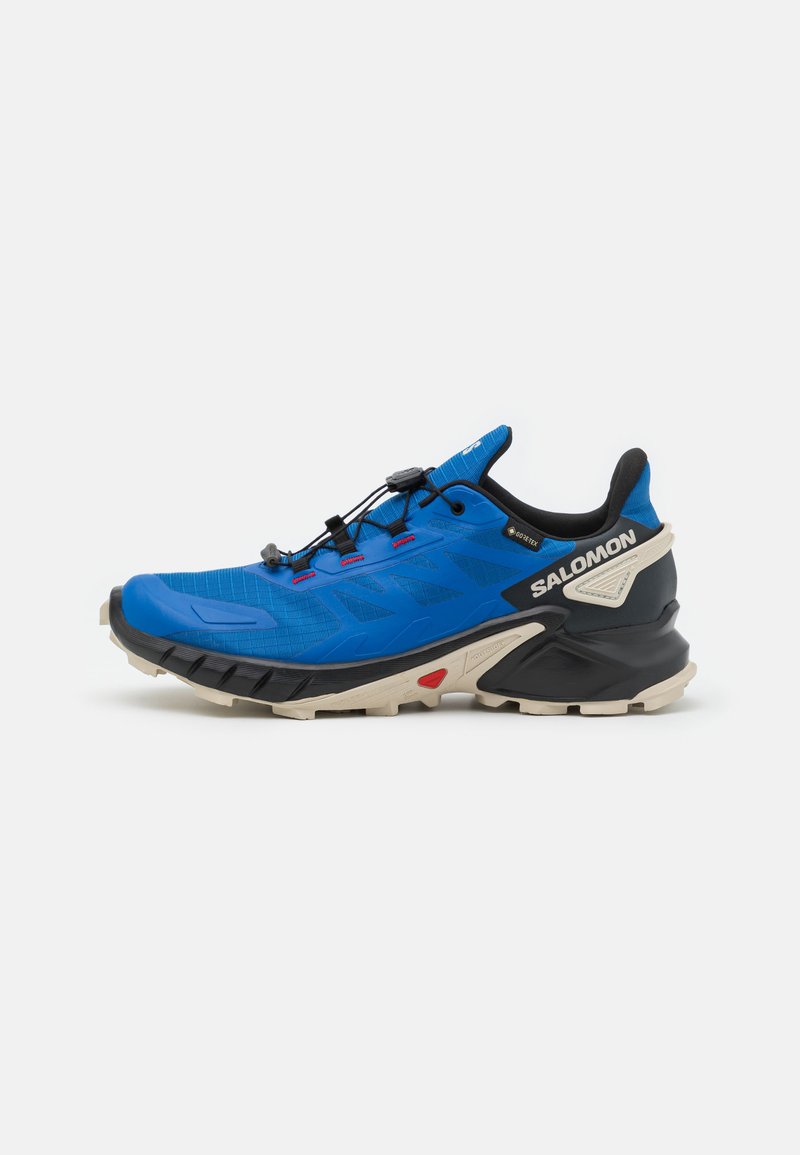 Salomon SUPERCROSS 4 GTX - Sapatilhas de trail running - nautical blue/black/rainy day