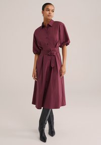 WE Fashion Robe chemise - vintage red