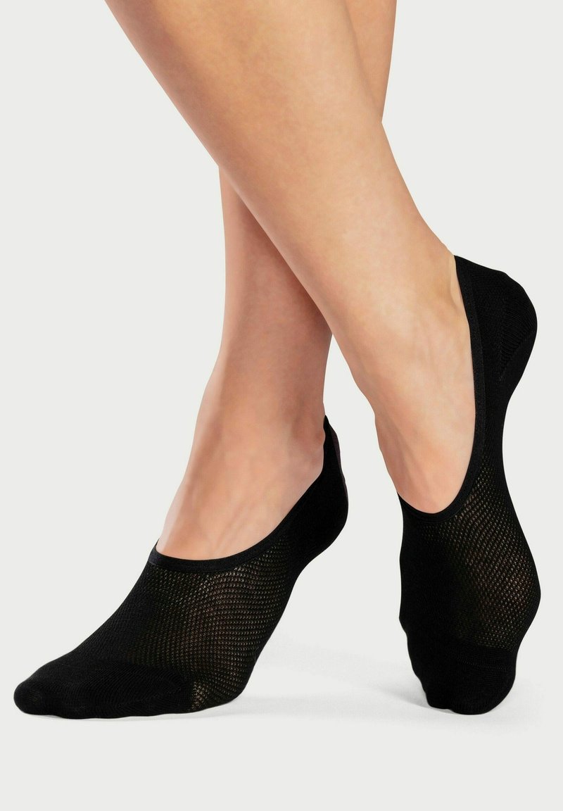LASCANA Active 3 PACK - Socks - schwarz weiß grau meliert