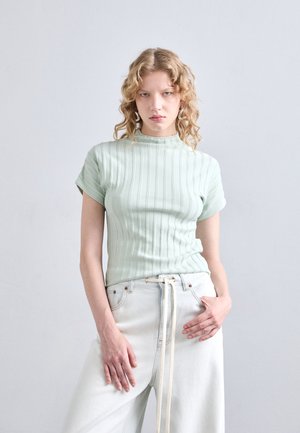 MOCK NECK  - T-shirts basic - mint green