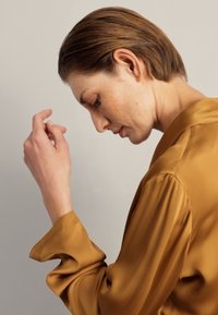 ASPESI CAMICIA - Blouse - biscotto/biscuit