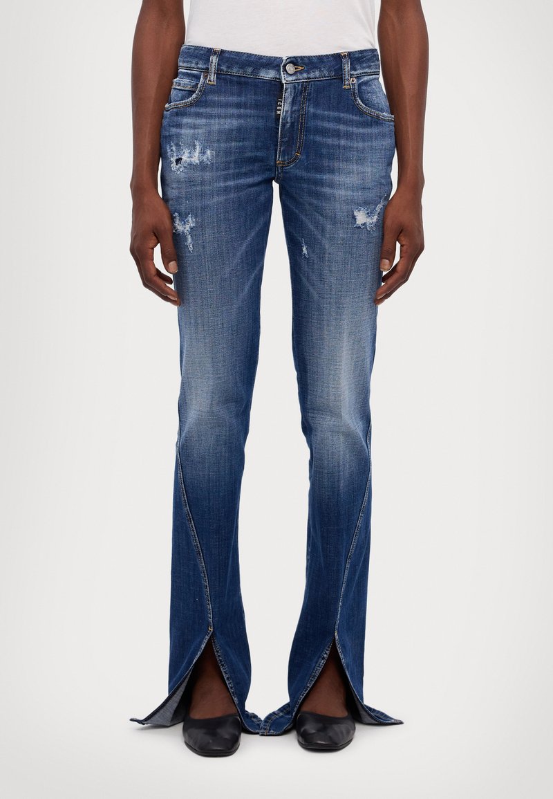 DSQUARED2 ICON TRUMPET  - Platėjantys džinsai - blue denim