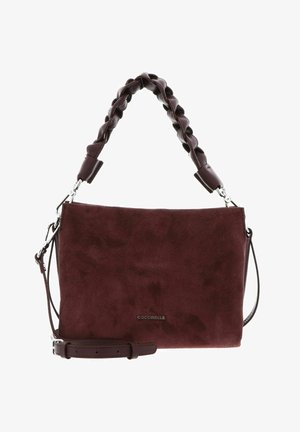 Coccinelle, BOHEME HANDBAG SUEDE GRAINY LEATHER - Borsa a mano - berry berry