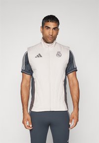 adidas Performance REAL MADRID EU WINTER VEST - Väst - putty mauve/dark grey/charcoal