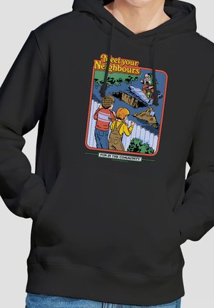 Cotton Soul, STEVEN RHODES MEET YOUR NEIGHBOURS - Hoodie - black