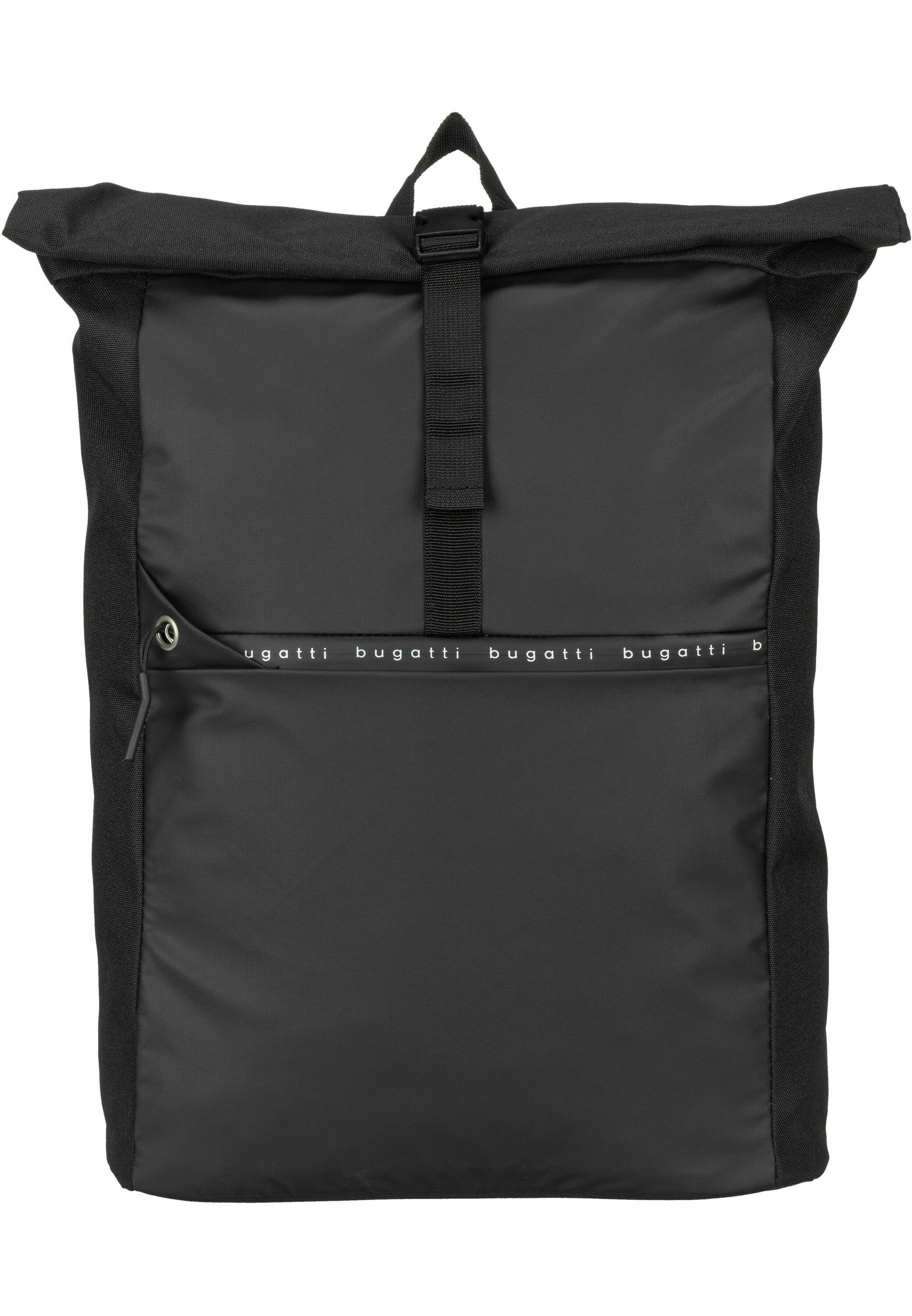 bugatti WITH ROLL UNISEX Rucksack schwarz/black Zalando