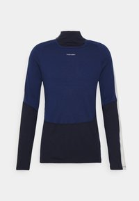 icebreaker MERINO 200 MID WEIGHT SONEBULA HIGH NECK - Maglietta a manica lunga - DARK BLUE