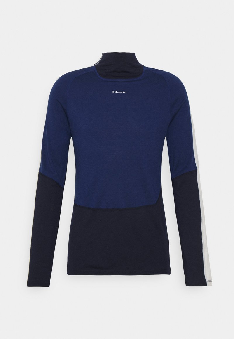icebreaker MERINO 200 MID WEIGHT SONEBULA HIGH NECK - Maglietta a manica lunga - DARK BLUE