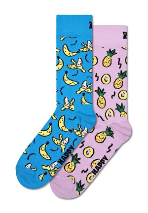 Happy Socks 3-Pack Holiday Navy Gift Set Lot de 3 paires de chaussettes