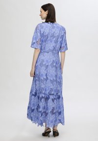 Selected Femme SLFNEMI 2/4 SLEEVES  - Dolga obleka - vista blue