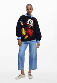 Desigual MICKEY THREAD - Mikina - black