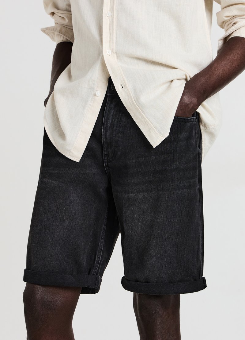 Calliope Shorts di jeans - nero denim